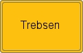 Ortsschild von Trebsen