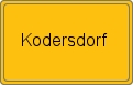 Ortsschild von Kodersdorf