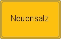 Ortsschild von Neuensalz