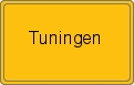 Ortsschild von Tuningen