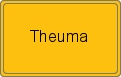 Ortsschild von Theuma
