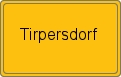 Ortsschild von Tirpersdorf