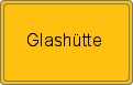 Ortsschild von Glashütte