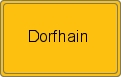 Ortsschild von Dorfhain