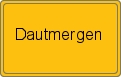 Ortsschild von Dautmergen