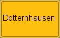 Ortsschild von Dotternhausen