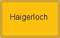 Ortsschild von Haigerloch