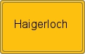 Ortsschild von Haigerloch