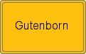 Ortsschild von Gutenborn