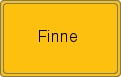 Ortsschild von Finne