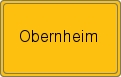Ortsschild von Obernheim