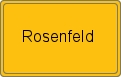 Ortsschild von Rosenfeld