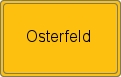 Ortsschild von Osterfeld