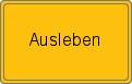 Ortsschild von Ausleben