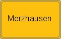 Ortsschild von Merzhausen