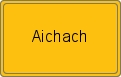 Ortsschild von Aichach
