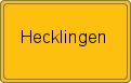 Ortsschild von Hecklingen