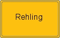 Ortsschild von Rehling