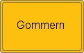 Ortsschild von Gommern