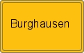 Ortsschild von Burghausen