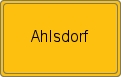 Ortsschild von Ahlsdorf