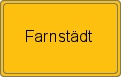 Ortsschild von Farnstädt