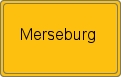 Ortsschild von Merseburg