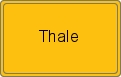 Ortsschild von Thale