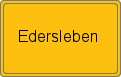 Ortsschild von Edersleben