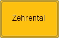 Ortsschild von Zehrental