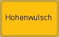 Ortsschild von Hohenwulsch