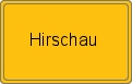 Ortsschild von Hirschau