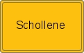 Ortsschild von Schollene