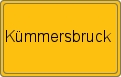 Ortsschild von Kümmersbruck