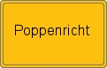 Ortsschild von Poppenricht