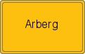 Ortsschild von Arberg