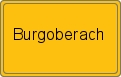 Ortsschild von Burgoberach