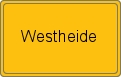 Ortsschild von Westheide