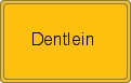 Ortsschild von Dentlein