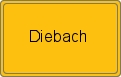 Ortsschild von Diebach