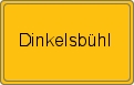 Ortsschild von Dinkelsbühl