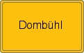 Ortsschild von Dombühl