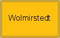 Ortsschild von Wolmirstedt