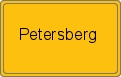 Ortsschild von Petersberg