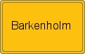 Ortsschild von Barkenholm