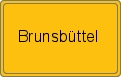 Ortsschild von Brunsbüttel