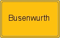 Ortsschild von Busenwurth