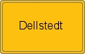 Ortsschild von Dellstedt