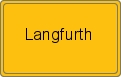 Ortsschild von Langfurth