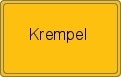 Ortsschild von Krempel